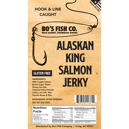 Original Flavor King Candied Salmon Jerky