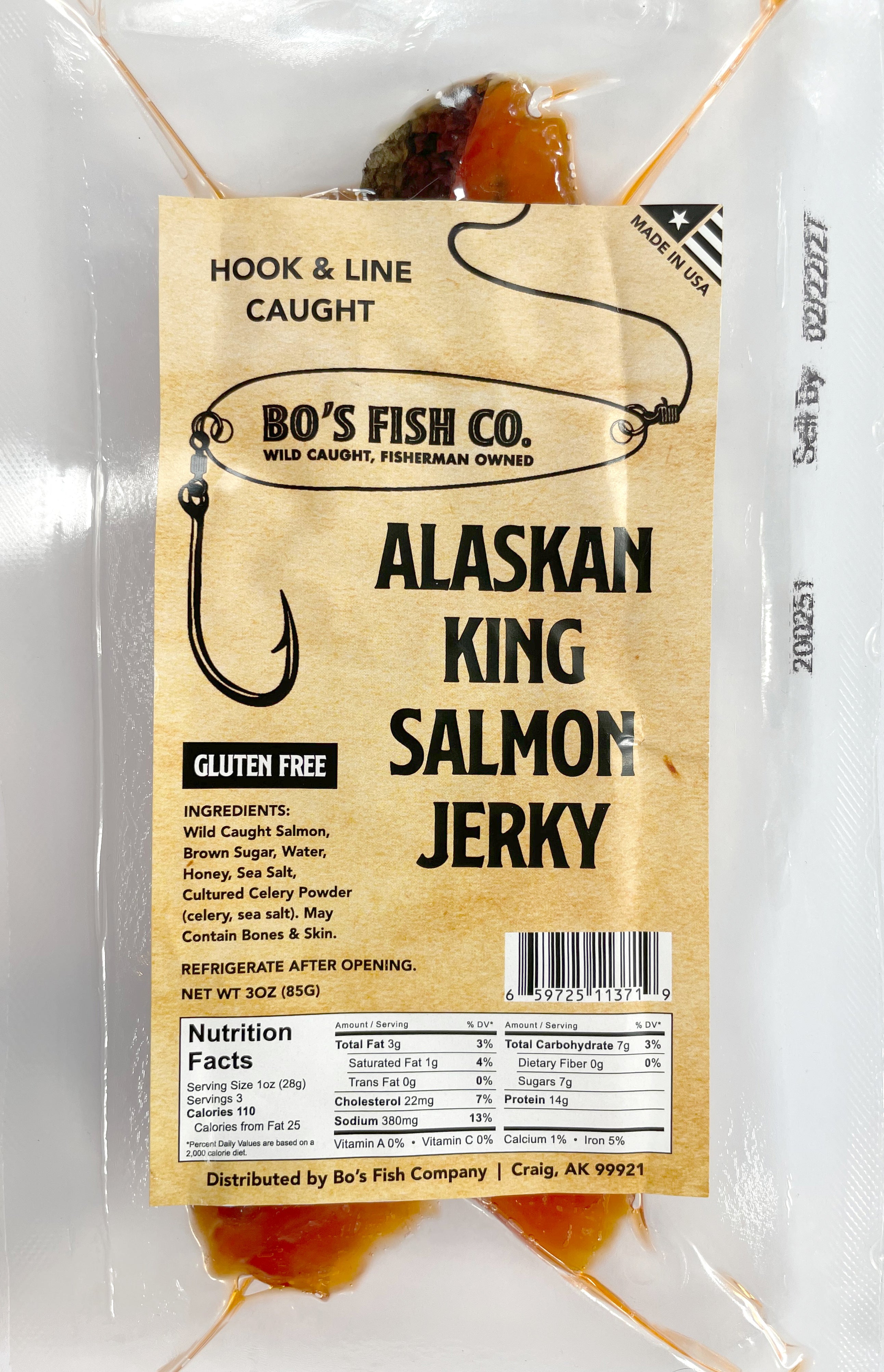Original Flavor King Candied Salmon Jerky