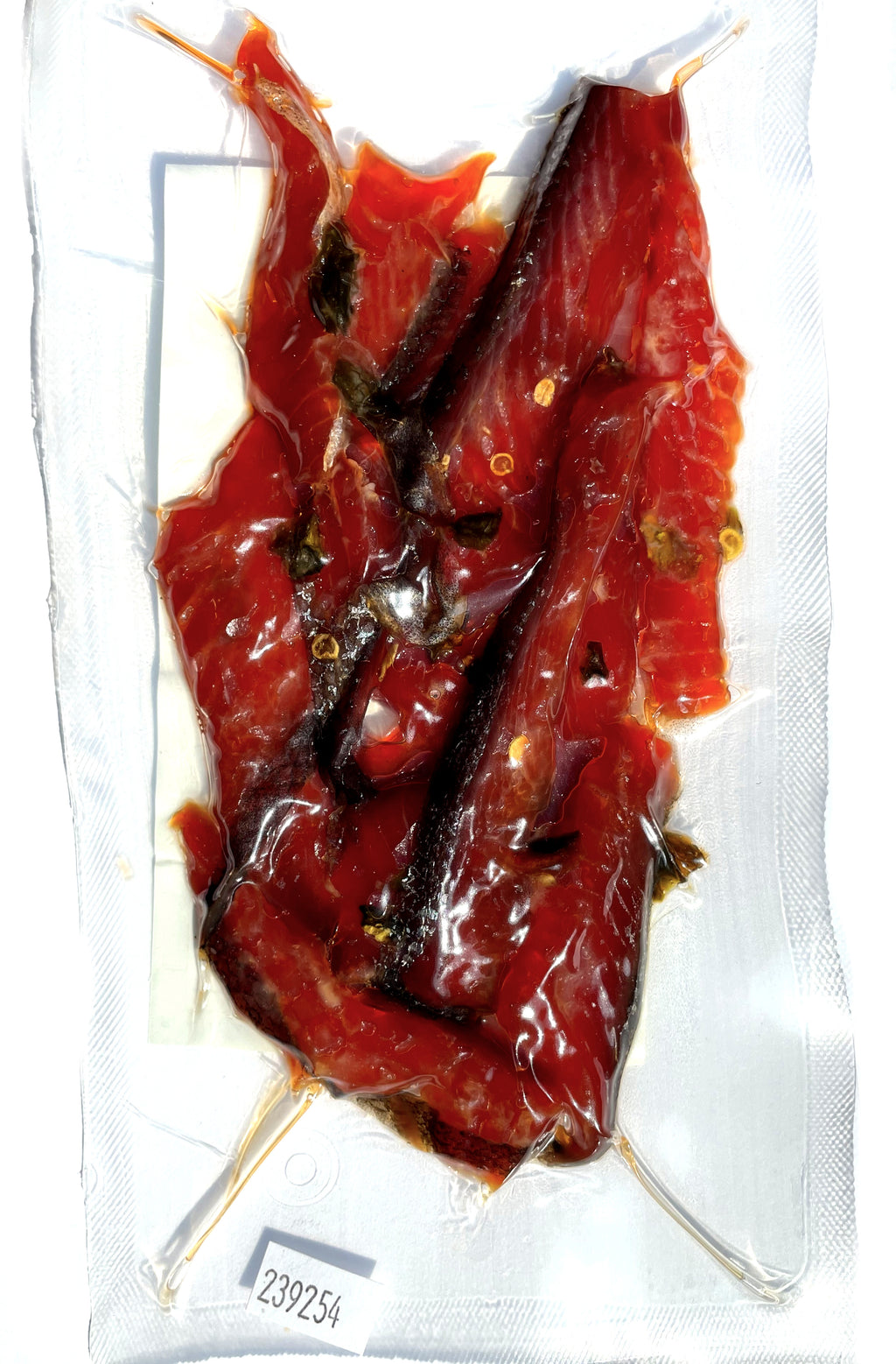 Honey Jalapeño Coho Candied Salmon Jerky